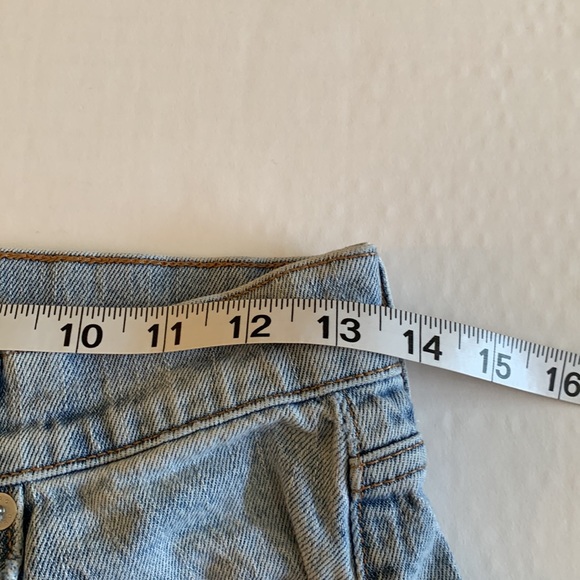 AEROPOSTALE. Blue denim jeans, distressed/rough look. Super high rise, s… - Picture 15 of 16